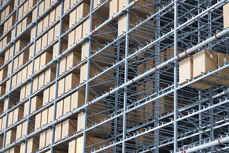 智能倉儲系統，自動出入庫